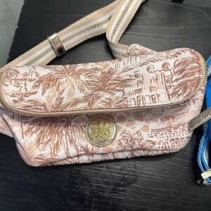 Lilly Pulitzer Torrey Belt Fanny Bag Sand Bar Palm Beach Paradise